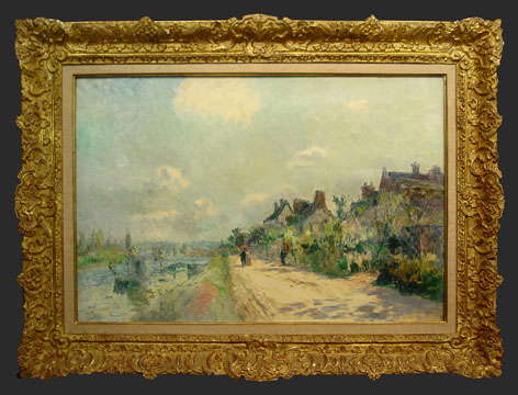 Bords de Seine, près de Rouen - Albert Lebourg