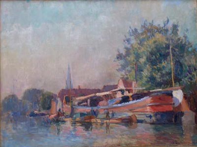 Canal à Delf, 1896 - Albert Lebourg