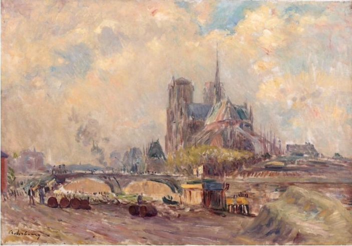 Albert Lebourg - Paris, La Seine à Notre Dame