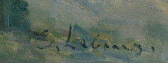 Signature du peintre Albert Lebourg