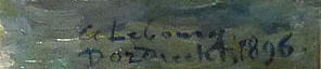Signature du peintre Albert Lebourg